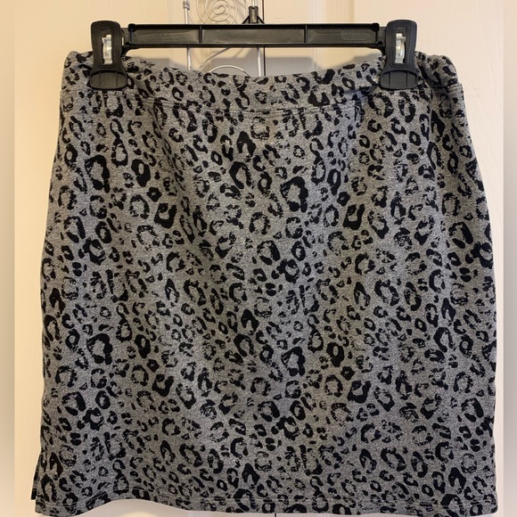 Sundry stretch knit mini skirt leopard print - Picture 2 of 5